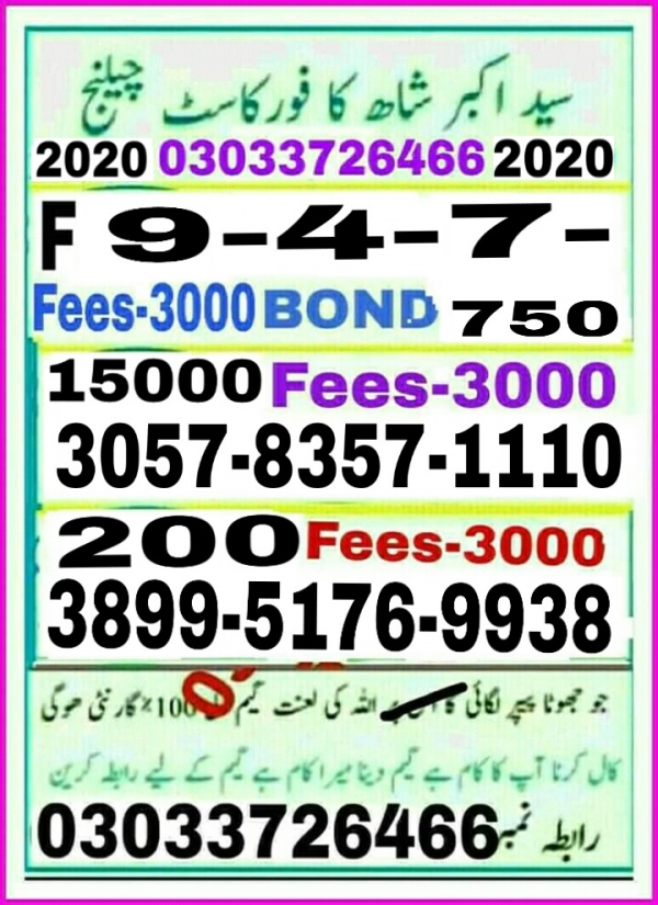 Guess Papers All Prizebond