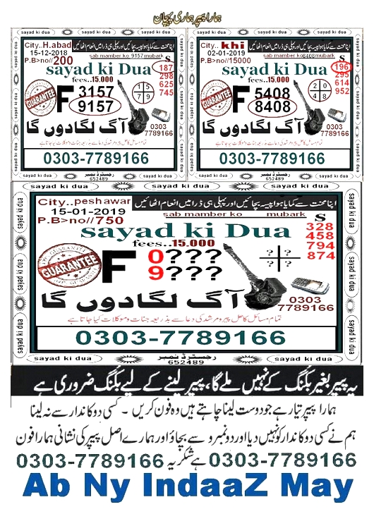 Guess Papers All Prizebond