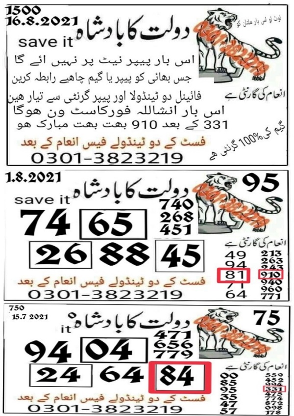 Guess Papers All Prizebond