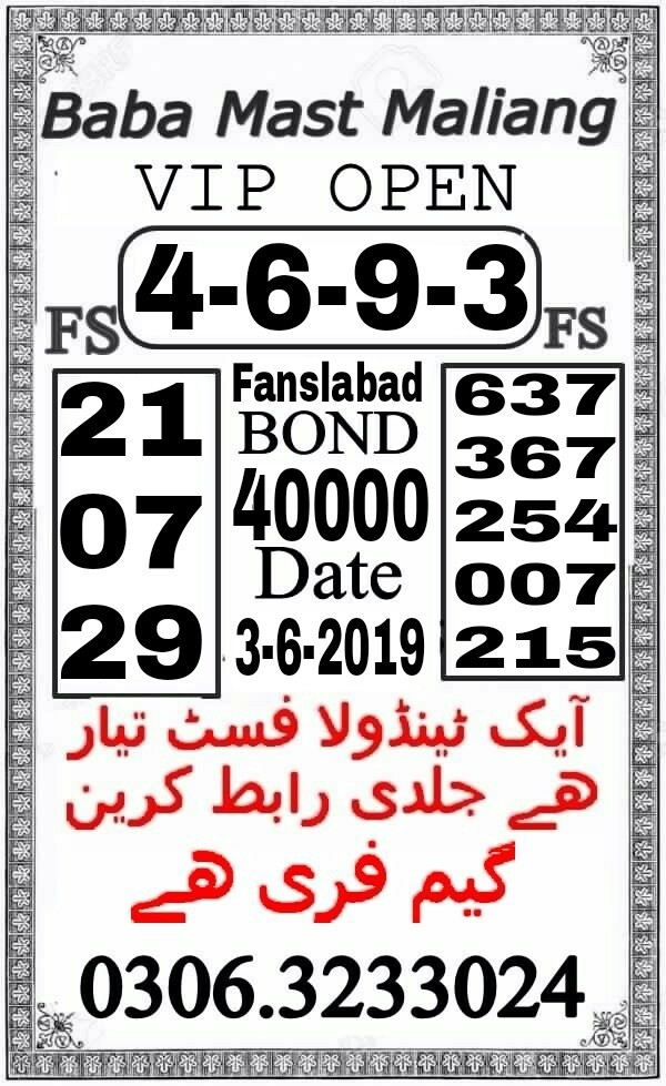 Guess Papers All Prizebond
