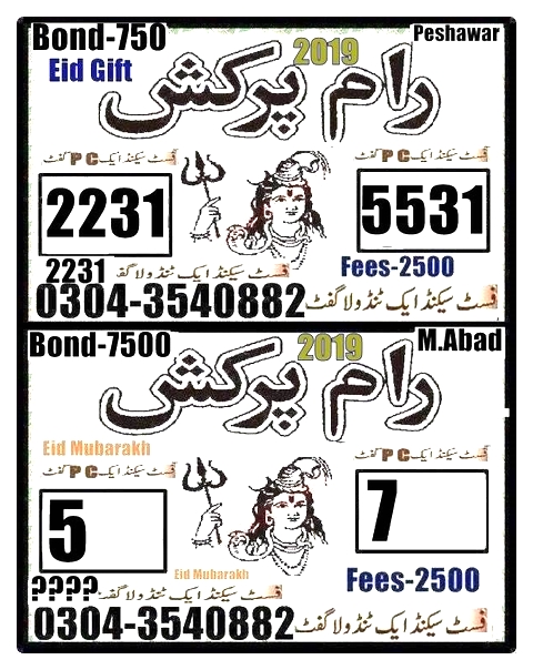 Guess Papers All Prizebond