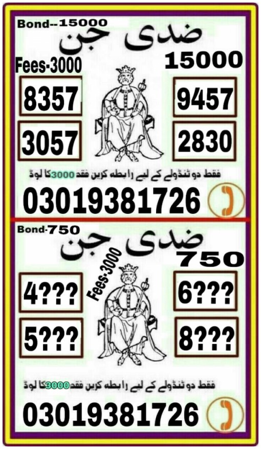 Guess Papers All Prizebond