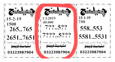 Guess Papers All Prizebond
