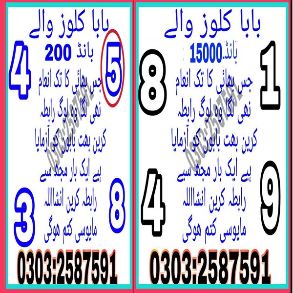 Guess Papers All Prizebond
