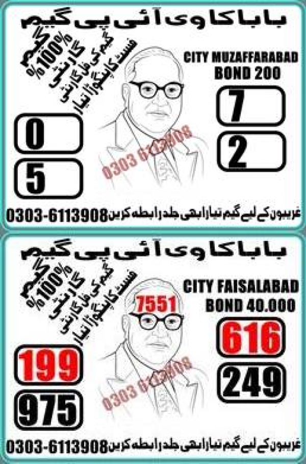 Guess Papers All Prizebond