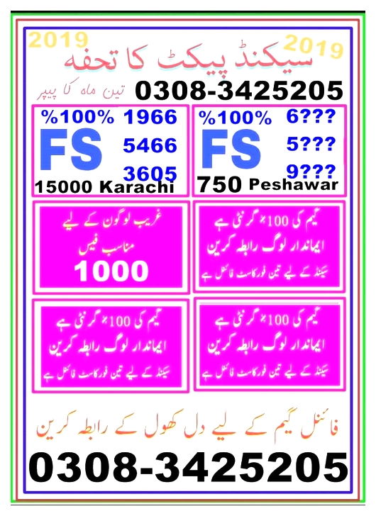 Guess Papers All Prizebond