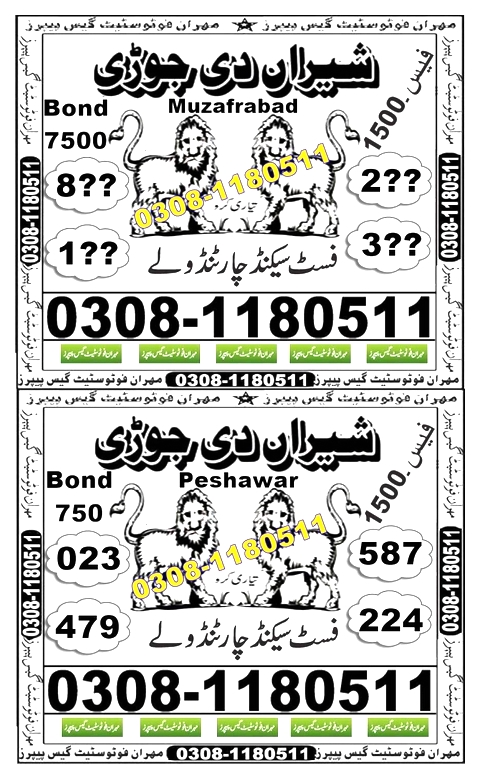 Guess Papers All Prizebond