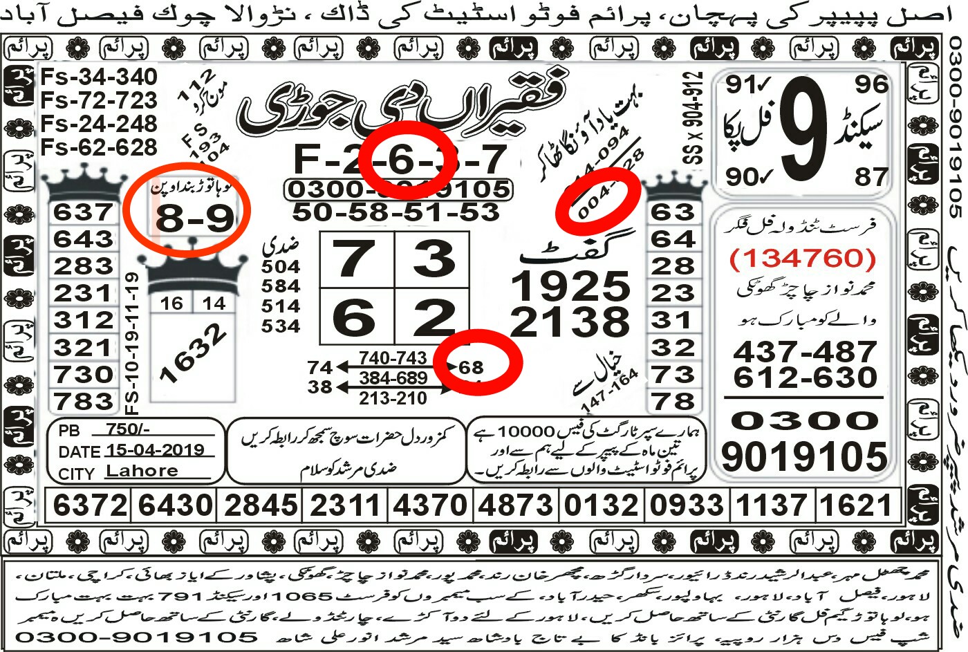 Guess Papers All Prizebond