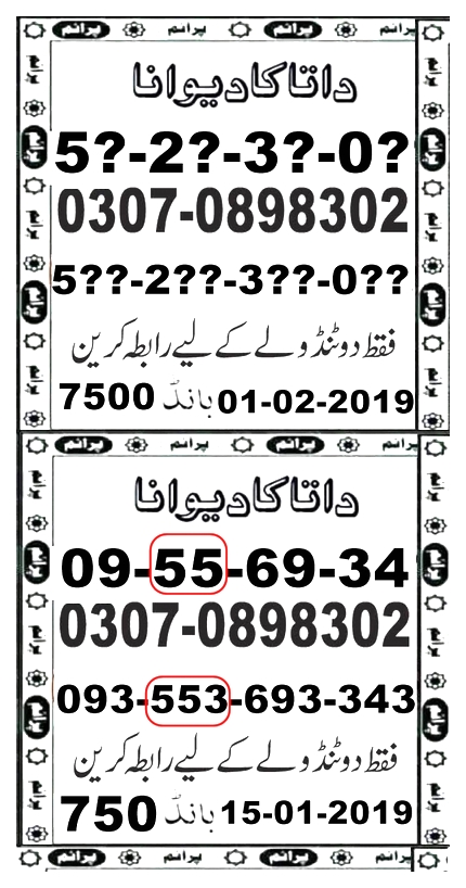 Guess Papers All Prizebond