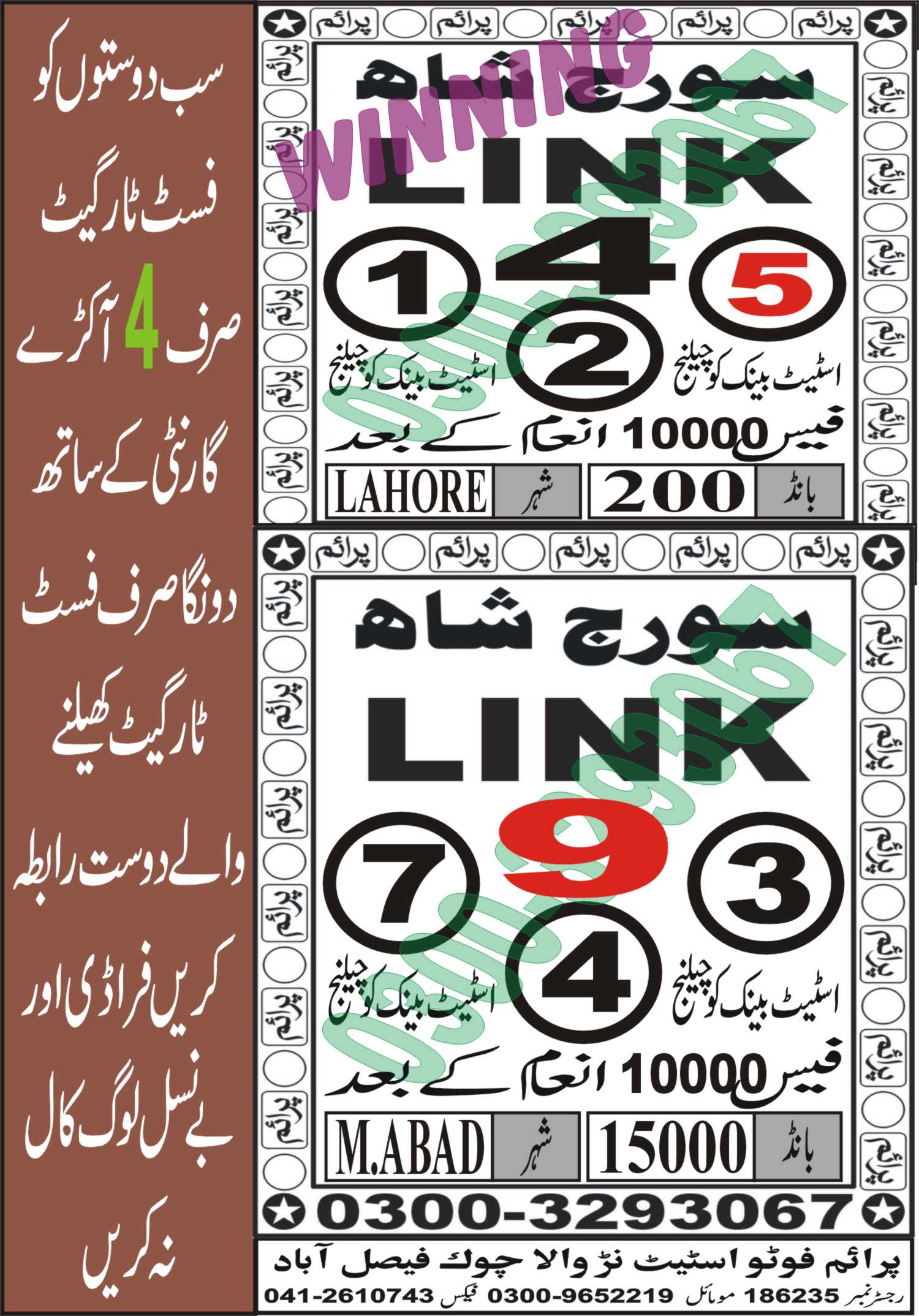 Guess Papers All Prizebond