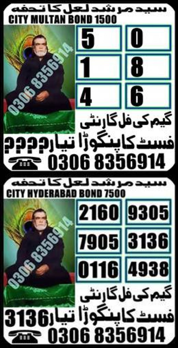 Guess Papers All Prizebond