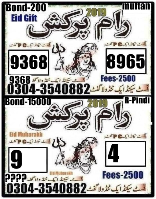 Guess Papers All Prizebond