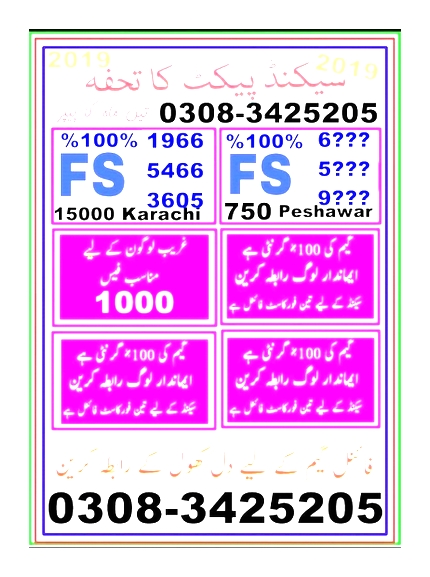 Guess Papers All Prizebond