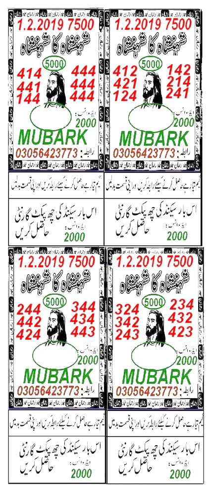 Guess Papers All Prizebond