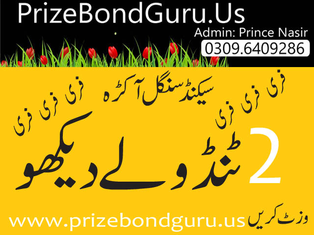 Guess Papers All Prizebond
